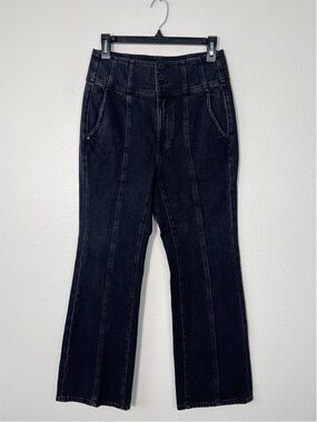 Miss Sixty Y2K High Waisted Black Flare Jeans Size 27